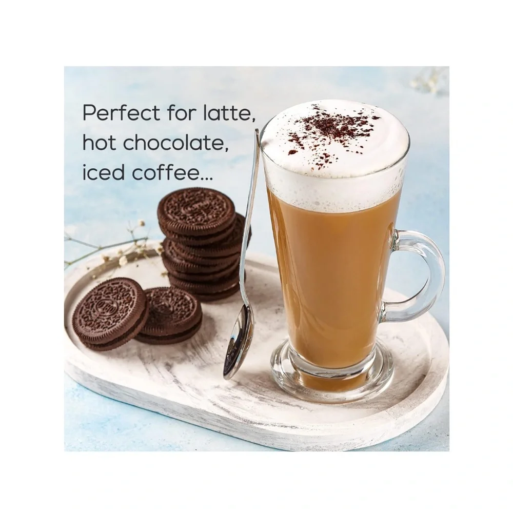 Crystalia Irish Coffee Glasses Set of 2,‎ Latte Mugs- small 9 oz.